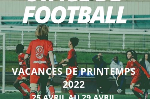 Stage de football printemps 2022