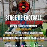 Stage vacances été 2025