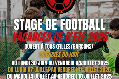 Stage vacances été 2025