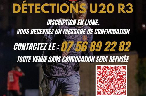 Détection U20R3 2025-2026