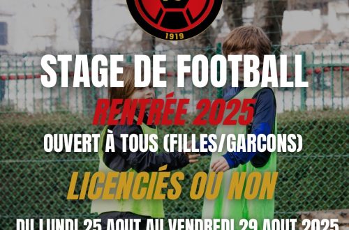 Stage football rentree 2025